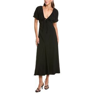Ipponelli Womens  Midi Dress, Black